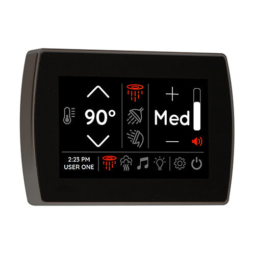 ThermaSol SignaTouch - Digital Steam Shower Control, Touchscreen, 5 Inch