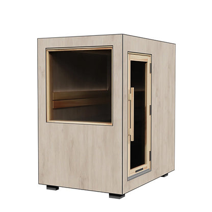 ThermaSol Solaris Sauna Cabin - Fully Assembled Outdoor Sauna, Solar-Powered, 2 to 5 Person — view 2