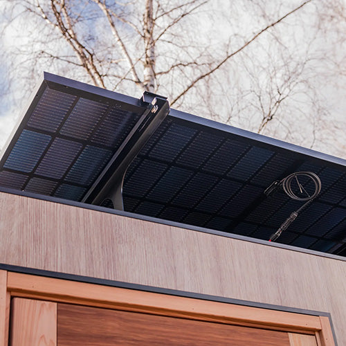 ThermaSol Solaris Sauna Cabin - Fully Assembled Outdoor Sauna, Solar-Powered, 2 to 5 Person — view 4