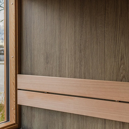 ThermaSol Solaris Sauna Cabin - Fully Assembled Outdoor Sauna, Solar-Powered, 2 to 5 Person — view 5