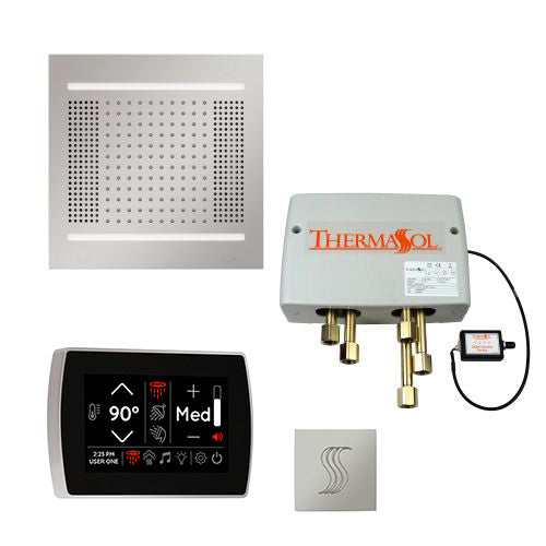 ThermaSol STC & HydroVive Total Wellness Package - SignaTouch Control, HydroVive Rainhead, SteamVection Steamhead, Digital Shower Valve