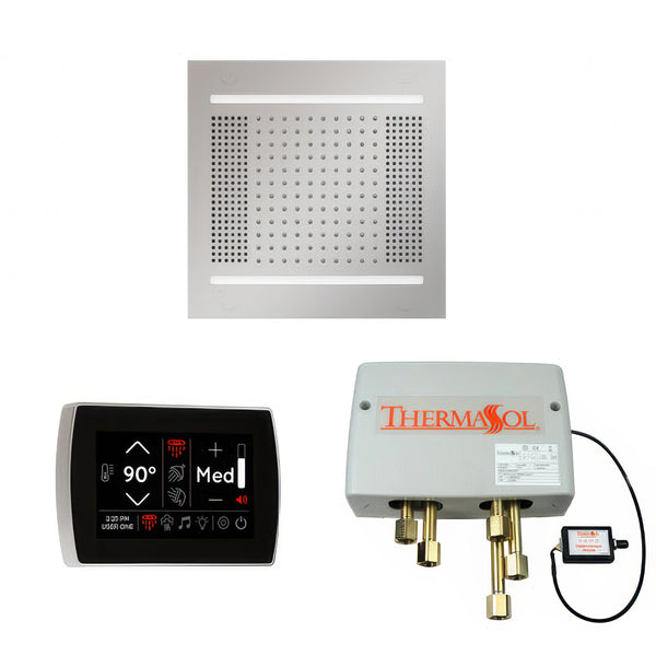 ThermaSol STC & HydroVive Wellness Shower Package - SignaTouch Control, HydroVive Rainhead, Digital Shower Valve