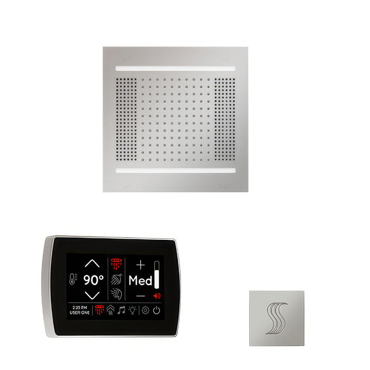 ThermaSol STC & HydroVive Wellness Steam Package - SignaTouch Control, HydroVive Rainhead, SteamVection Steamhead