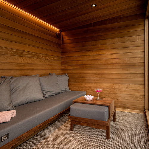 ThermaSol Nordic Misty Lounge Medium - Outdoor Medium Lounge for Nordic Misty Sauna Cabin — view 2