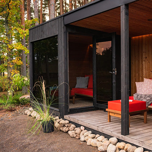 ThermaSol Nordic Misty Lounge Medium - Outdoor Medium Lounge for Nordic Misty Sauna Cabin — view 3