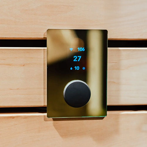 HUUM UKU Gold - Sauna Heater Control with WiFi, Digital On/Off, Time,Temp, Gold — view 3