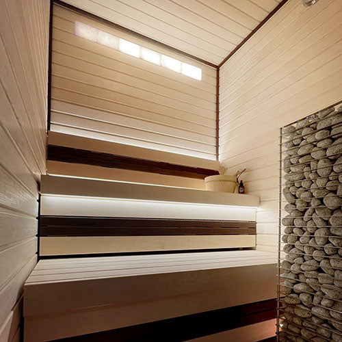 PROSAUNAS Universal On/Off White LED Himalayan Salt Kit - Genuine Himalayan Sauna Light Kit