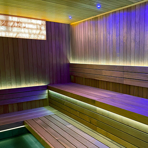 PROSAUNAS Universal On/Off White LED Himalayan Salt Kit - Genuine Himalayan Sauna Light Kit — view 3