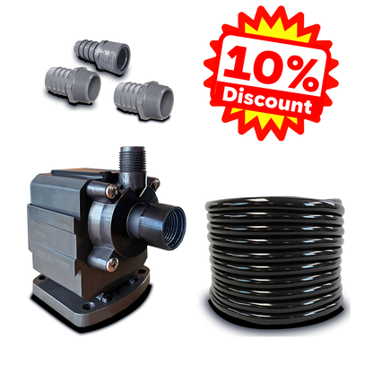 Penguin Chillers water chiller accessory package with pump, tubing and fittings