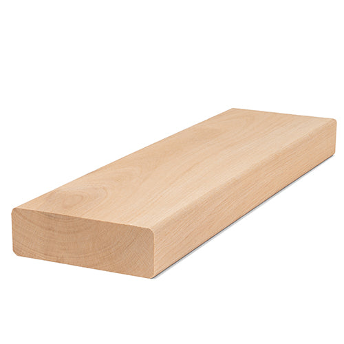PROSAUNAS Alder 2x4 (28mm x 90mm) S4SEE SHP - Sauna Wood, Smooth 4 Sides Eased Edges, SHP Profile, Bench Material