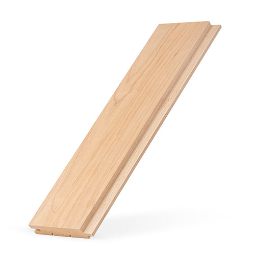 PROSAUNAS Alder 1x4 (15mm x 90mm) T&G STS4 - Sauna Wood, Tongue & Groove, STS4 Profile, Nickel-Gap, Wall Material — view 4