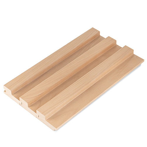 PROSAUNAS Alder Grace™ 2x3 (27mm x 64mm) T&G - Sauna Wood, Tongue & Groove, Large-Gap, Wall Material — view 2