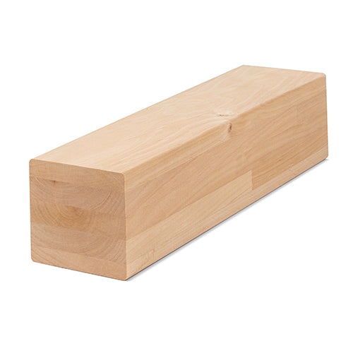 PROSAUNAS Alder 3x3 (68mm x 68mm) S4SEE SHP - Engineered Sauna Wood, Smooth 4 Sides Eased Edges, SHP Profile, Bench and Support Material