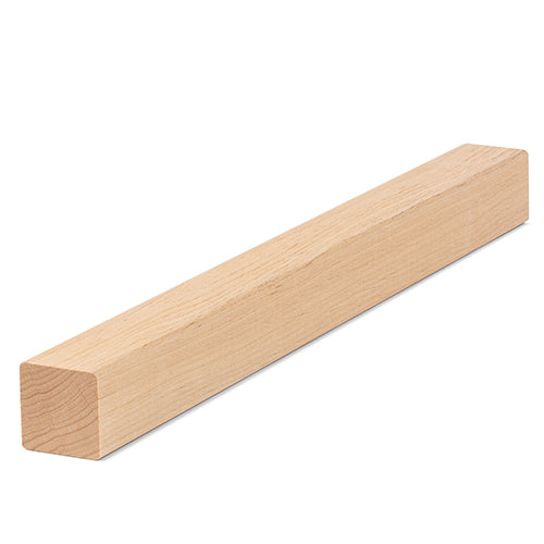 PROSAUNAS Alder 2x2 (28mm x 28mm) S4SEE SHP - Sauna Wood, Smooth 4 Sides, Eased Edges, Trim Moulding, SHP Profile