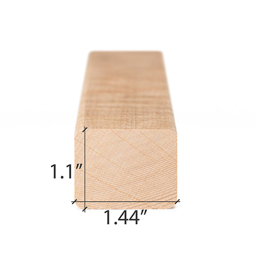 PROSAUNAS Alder 2x2 (28mm x 36mm) S4SEE SHP - Sauna Wood, Smooth 4 Sides, Eased Edges, Trim Moulding, SHP Profile — view 4
