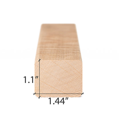 PROSAUNAS Alder 2x2 (28mm x 36mm) S4SEE SHP - Sauna Wood, Smooth 4 Sides, Eased Edges, Trim Moulding, SHP Profile — view 4