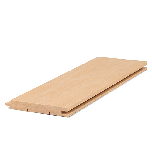 PROSAUNAS Alder 1x5 (15mm x 120mm) T&G STS4 - Sauna Wood, Tongue & Groove, STS4 Profile, Nickel-Gap, Wall Material