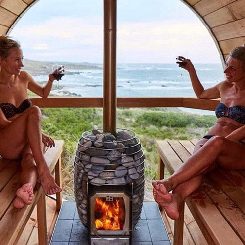 HUUM Barrel Sauna Chimney - Sauna Wood Stove Chimney Set, Barrel Sauna — view 2