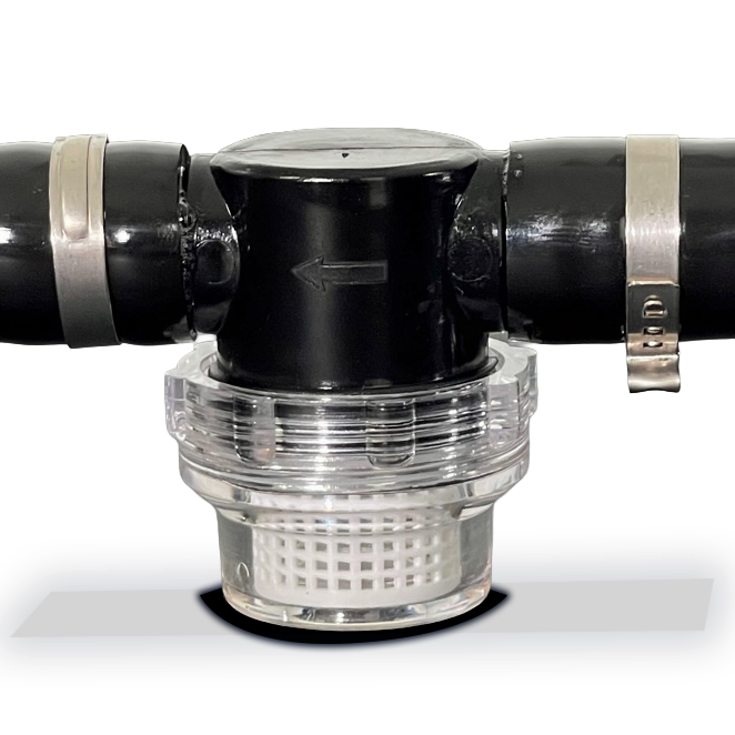 Inline strainer for the Penguin Cold Therapy Chiller