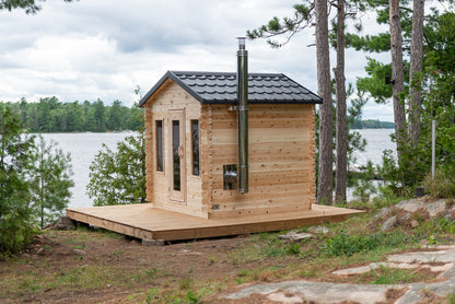 Canadian Timber Georgian 4 Person Cabin Sauna — view 1