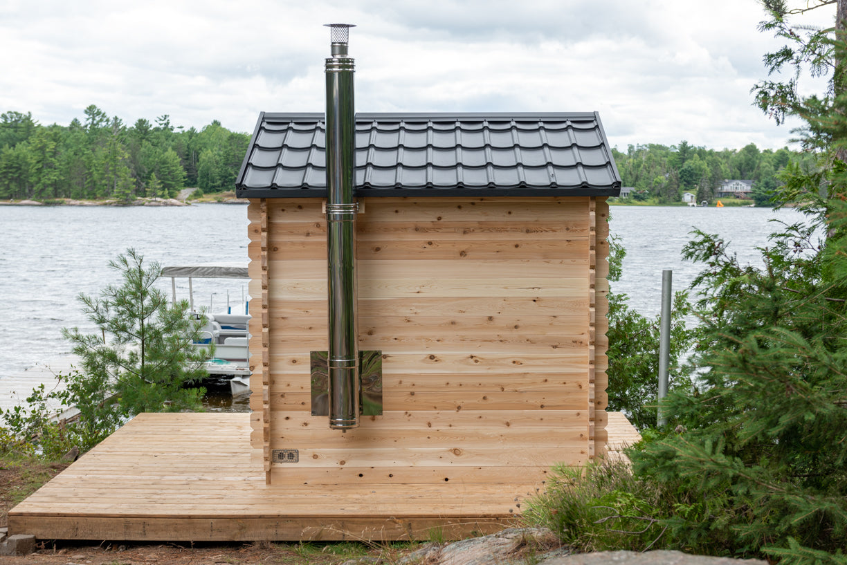 Canadian Timber Georgian 4 Person Cabin Sauna — view 5
