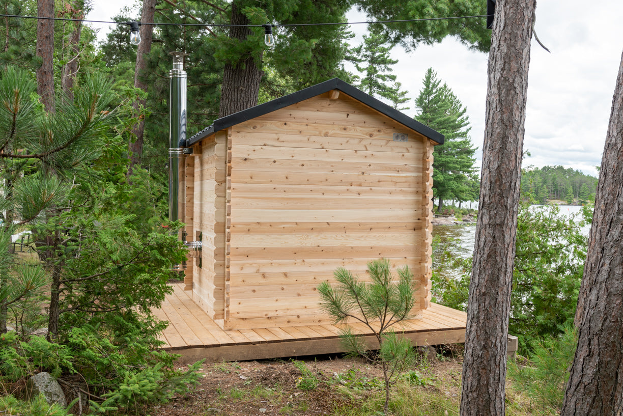 Canadian Timber Georgian 4 Person Cabin Sauna — view 6