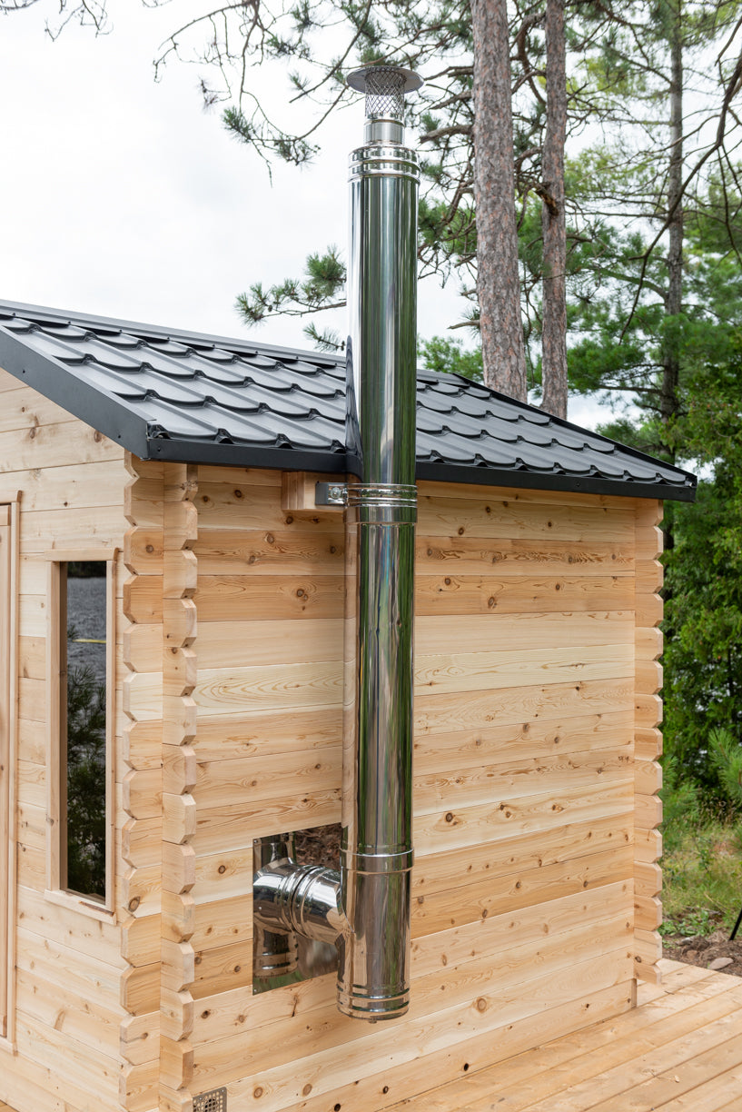 Canadian Timber Georgian 4 Person Cabin Sauna — view 8