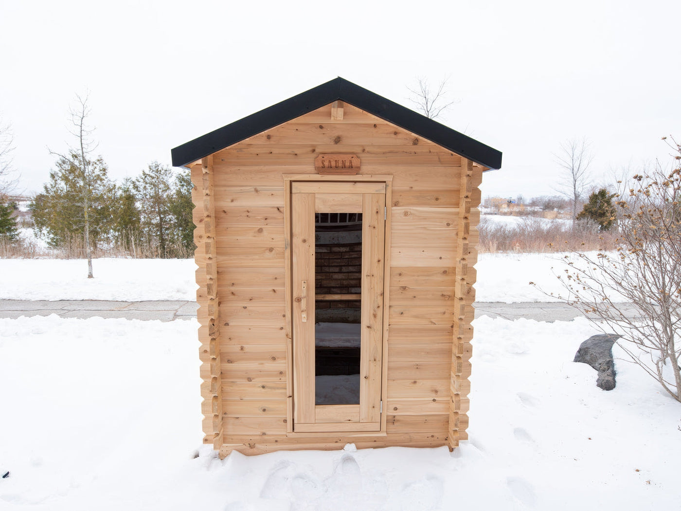 Canadian Timber Granby 4 Person Cabin Sauna — view 1