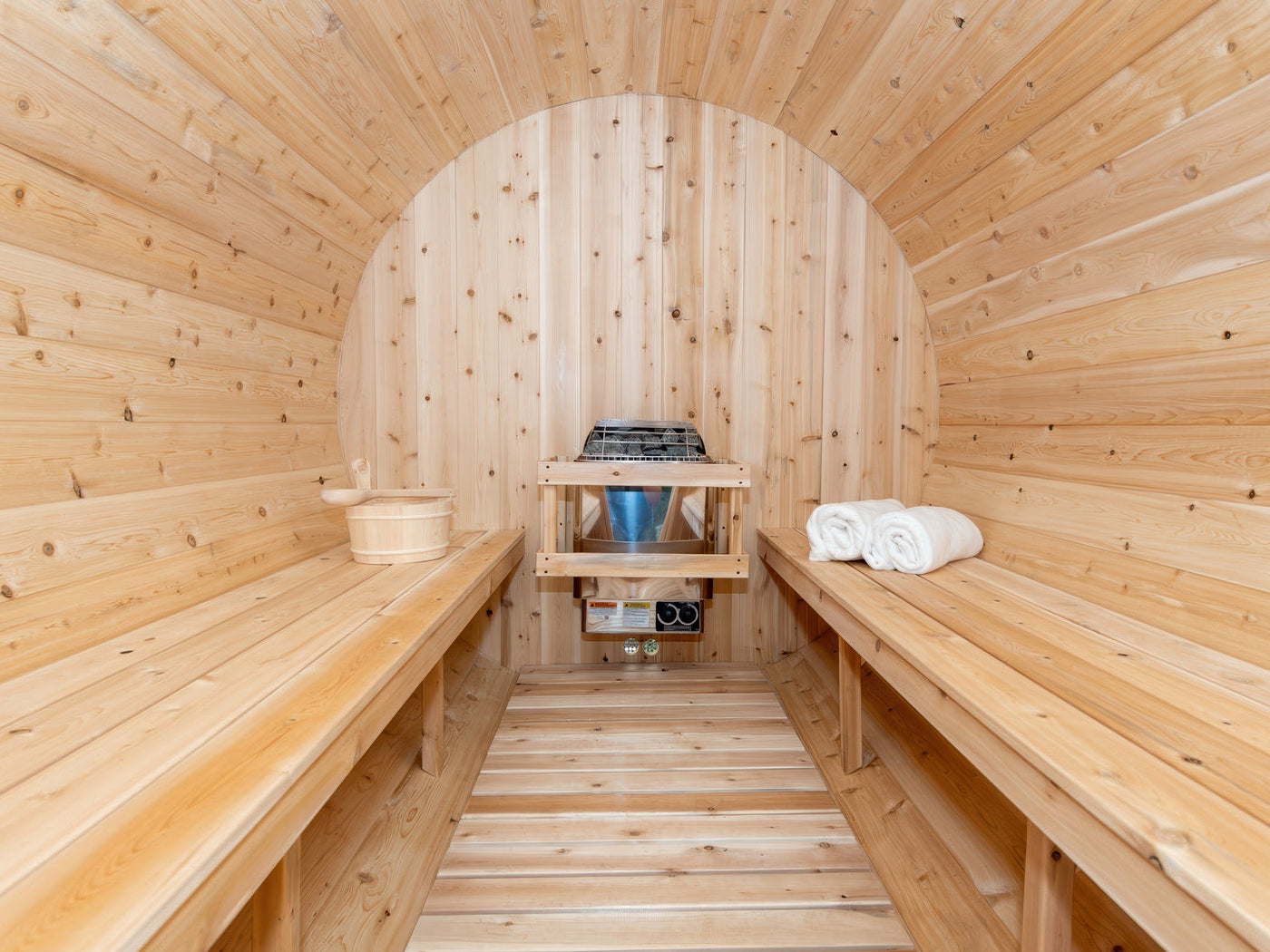 Canadian Timber Tranquility 6-8 Person Barrel Sauna — view 1