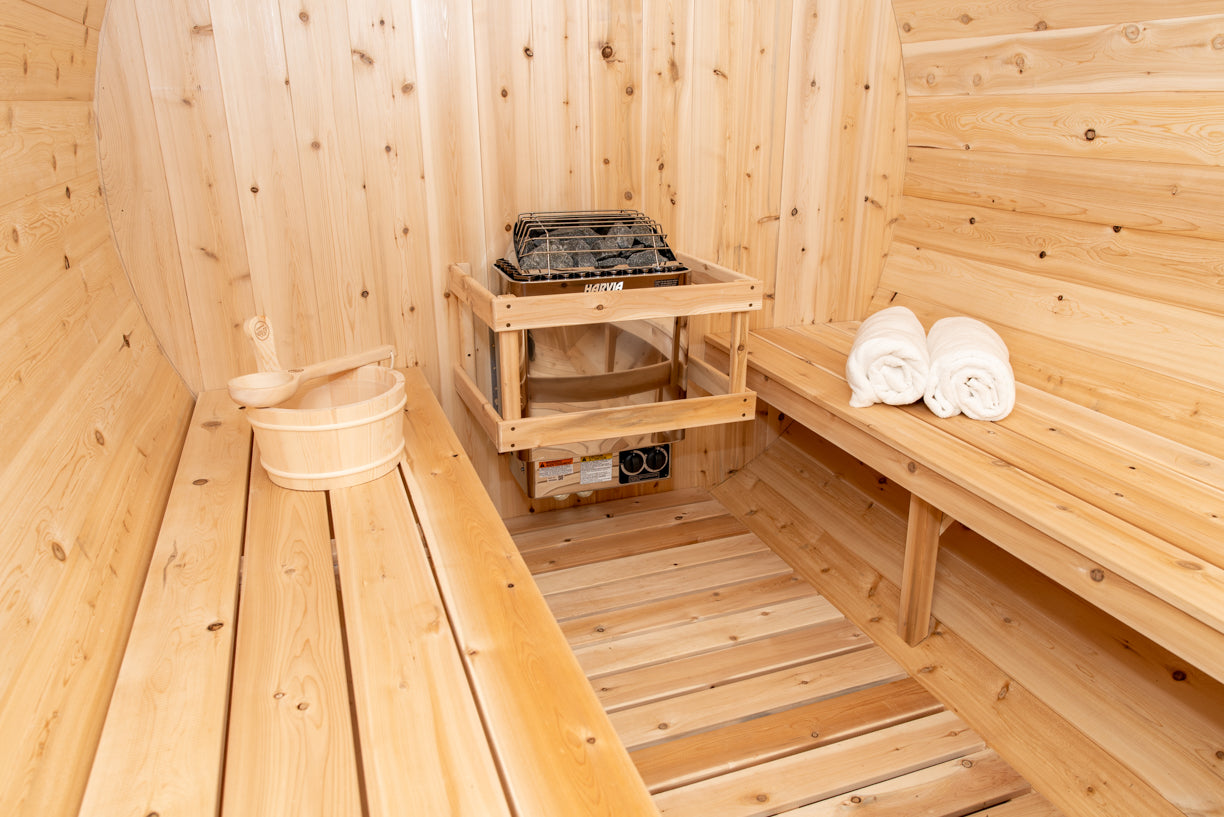 Canadian Timber Tranquility 6-8 Person Barrel Sauna — view 10