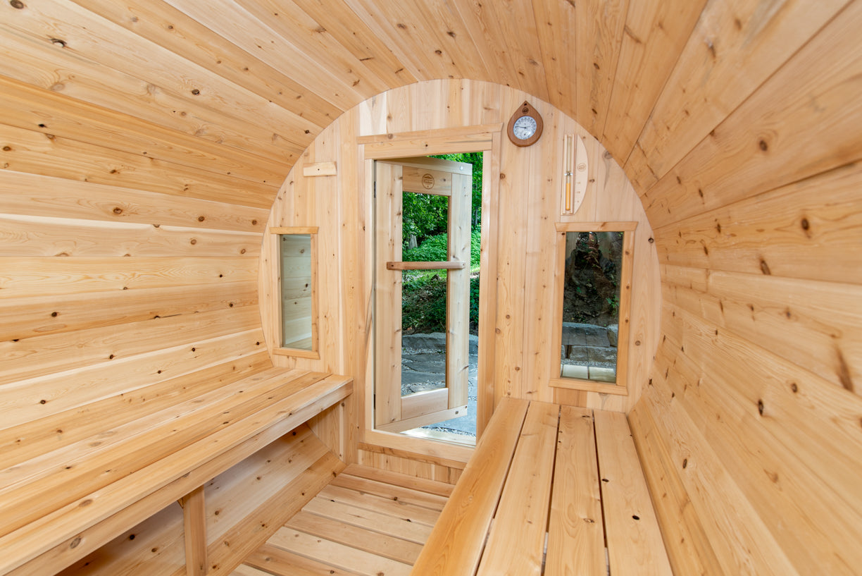Canadian Timber Tranquility 6-8 Person Barrel Sauna — view 5