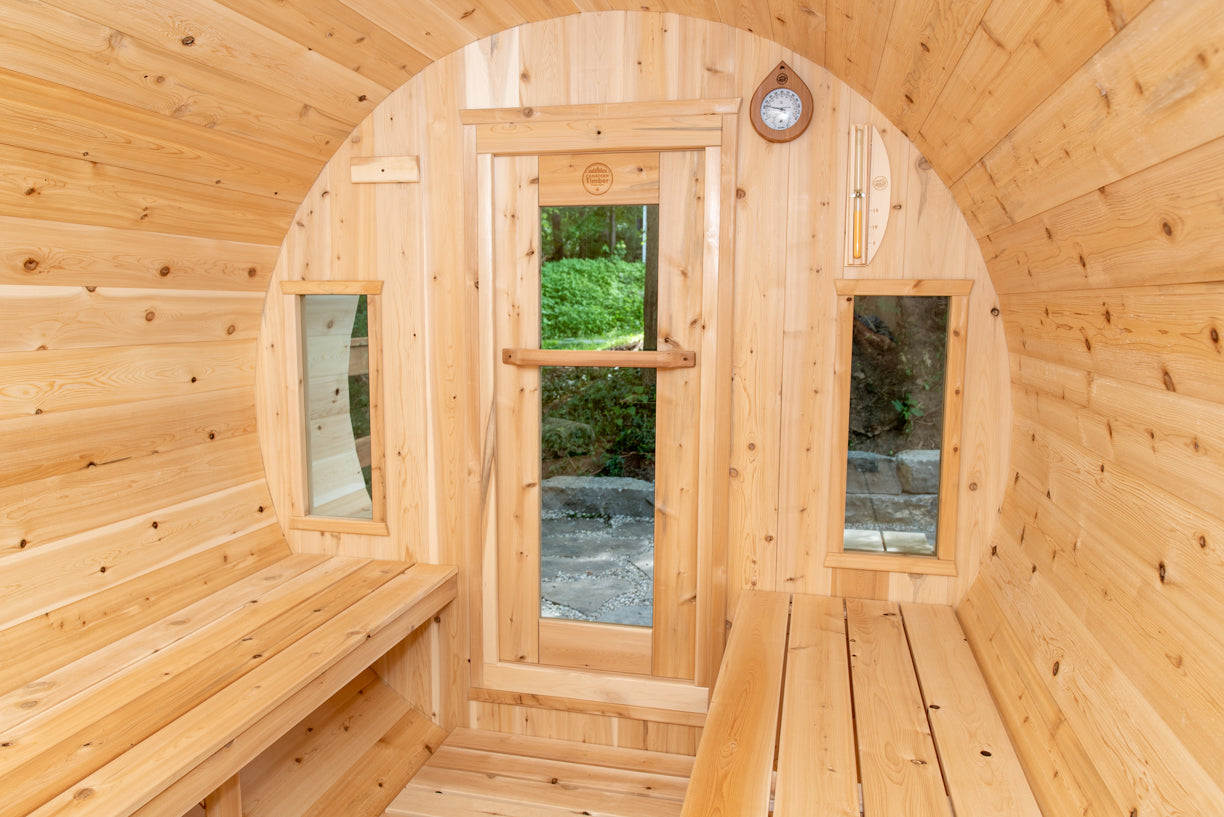 Canadian Timber Tranquility 6-8 Person Barrel Sauna — view 7