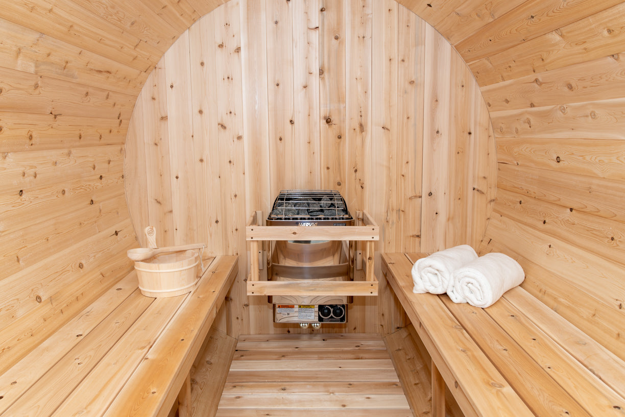 Canadian Timber Tranquility 6-8 Person Barrel Sauna — view 8