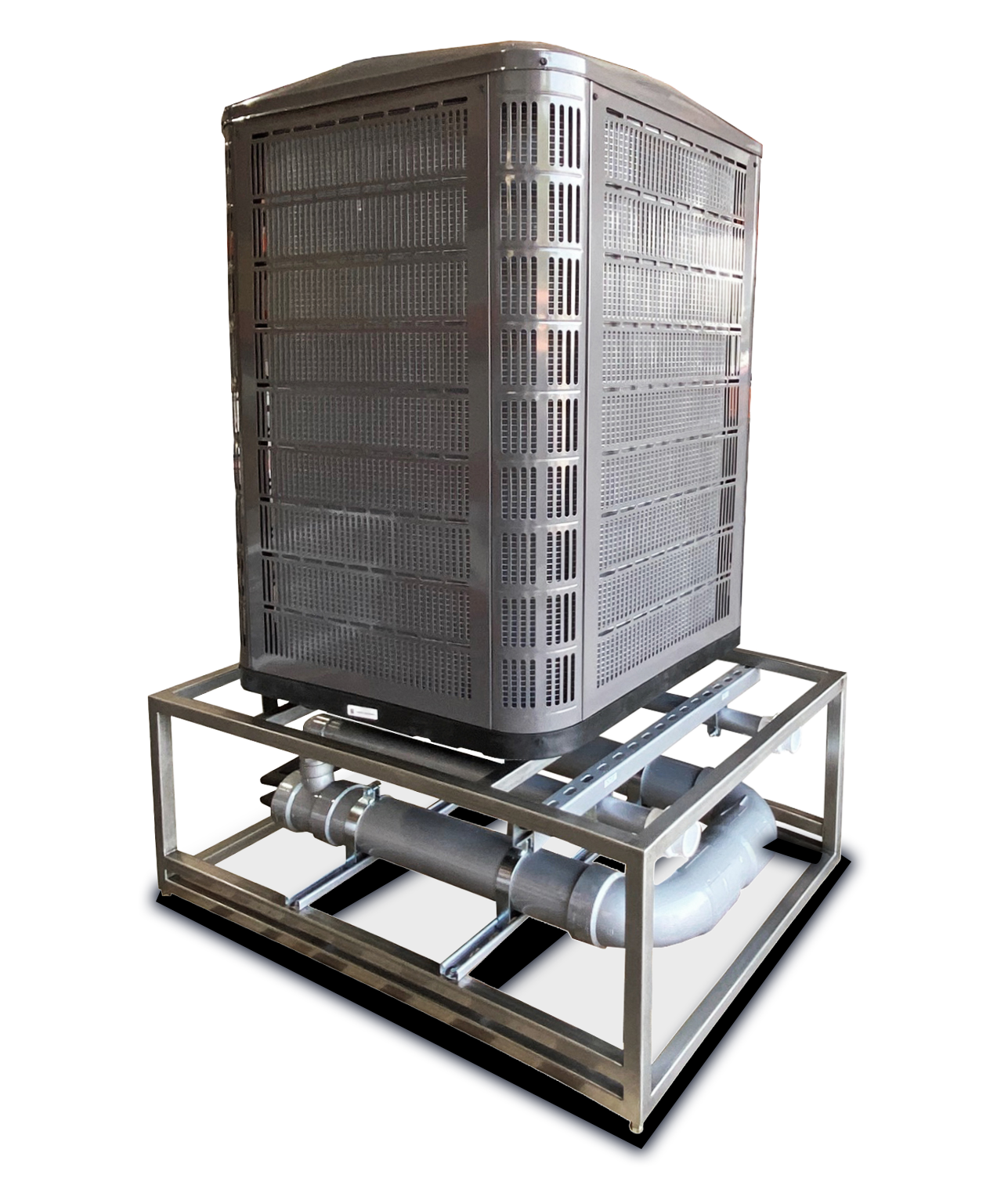 5 ton commercial water chiller angled view