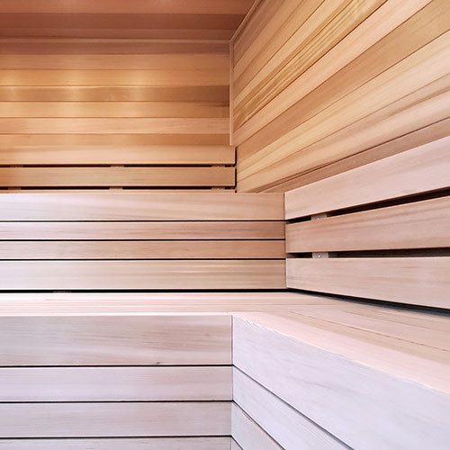 PROSAUNAS Cedar 4x4 VG S4SEE - Sauna Wood, Vertical Grain, Clear Grade A+, Smooth 4 Sides Eased Edges, Bench Material — view 2