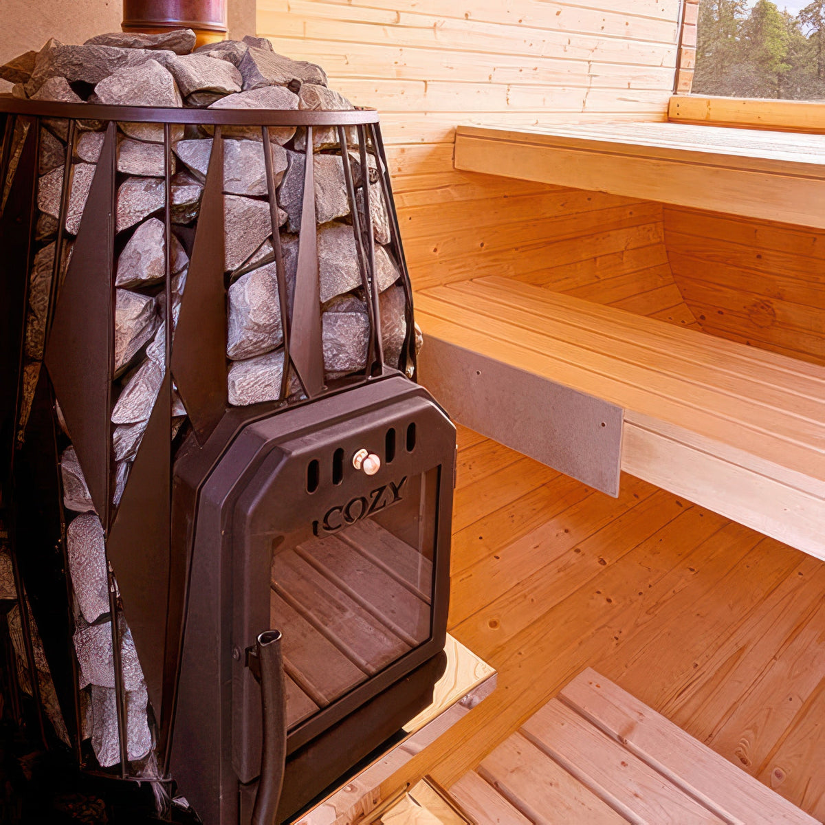 Cozy Heat OG Sauna Stove - Wood-Burning Sauna Stove, Up to 18kW — view 2