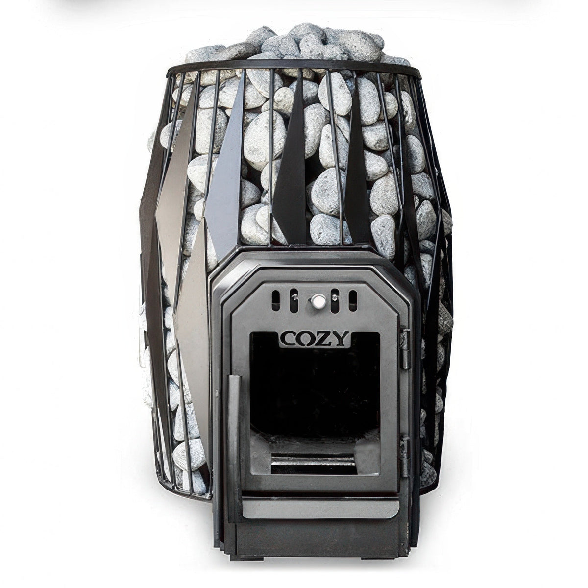 Cozy Heat OG Thru-Wall Sauna Stove - Wood-Burning Sauna Stove, Up to 18kW