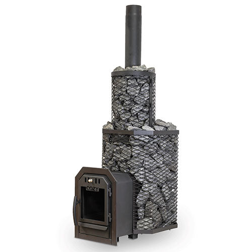 Cozy Heat Thru-Wall Sauna Stove - Wood-Burning Sauna Stove, Up to 18kW — view 5