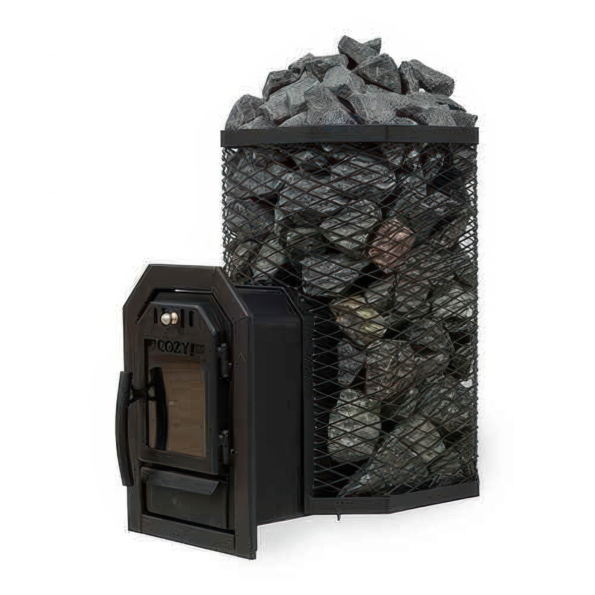 Cozy Heat Thru-Wall Sauna Heater Wood-Burning Sauna Stove, Up to 18kW — view 2