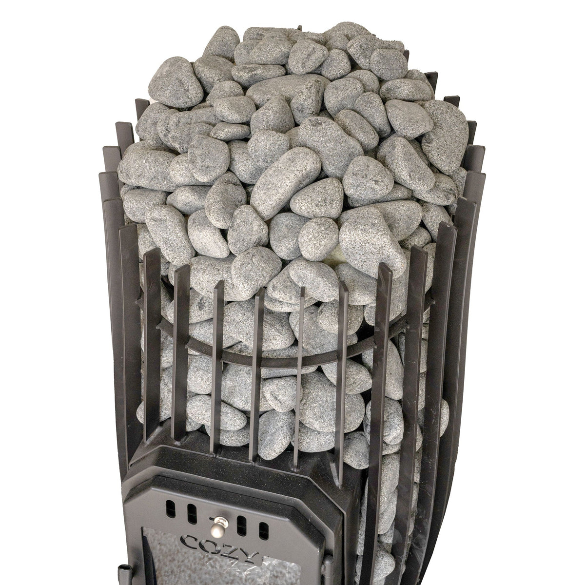 Cozy Heat SW 18kW wood-burning sauna stove stone basket