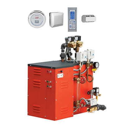 Delta 12kW Commercial Steam Boiler Package - DELTA® Commercial Steam Generator 12kW with Control & Steamhead