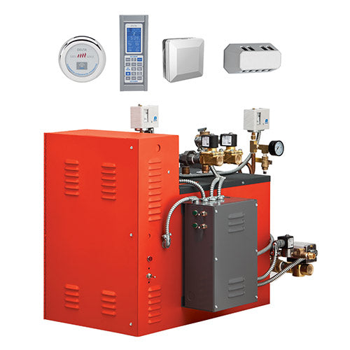 Delta 30kW Commercial Steam Boiler Package - DELTA® Commercial Steam Generator 30kW with Control & Steamhead