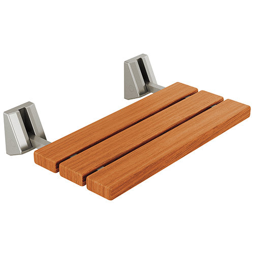 Delta Fold-Up Wood Seat, Wall Mounted — view 2