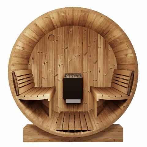 SaunaLife Ergo-series Model E8 - 6 Person Sauna Barrel