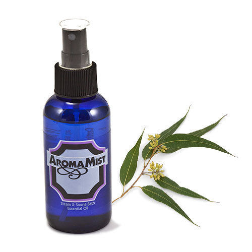 AromaMist Eucalyptus 4 - Eucalyptus Aroma Bath Oil, 4-ounce Atomizing Spray, AromaMist