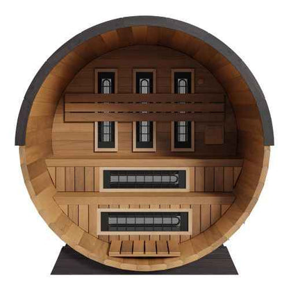 Finnmark Cedar Combination Barrel Sauna FD-6 - 4 Person