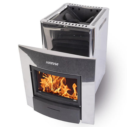 Harvia Pro 20 Duo - PRO Series, 24.1kW, Wood Sauna Stove