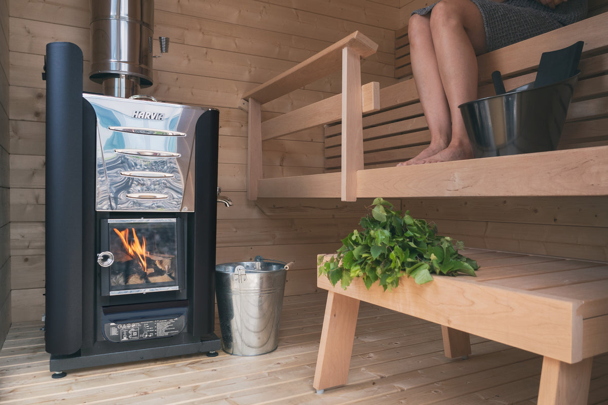 Harvia Pro 20 ES installed in a sauna