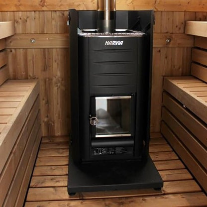 Harvia Protective Bedding LG - Protective Bedding for Harvia Sauna Stoves, Black, LG — view 2