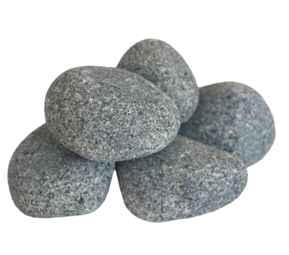 Harvia R-991 Sauna Heater Stones, Rounded Olivine, 5-10cm, 33lbs